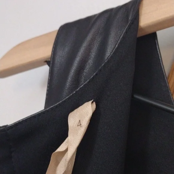 Little Black Dress Size 4 Revolve Vegan Leather Bailey 44 - Picture 10 of 15